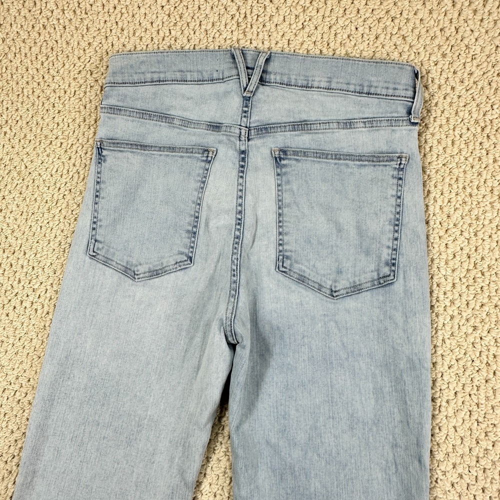 Veronica Beard Carson Ankle Flare Jeans Womens 31/12 Light Blue Wash High Rise - Picture 10 of 15